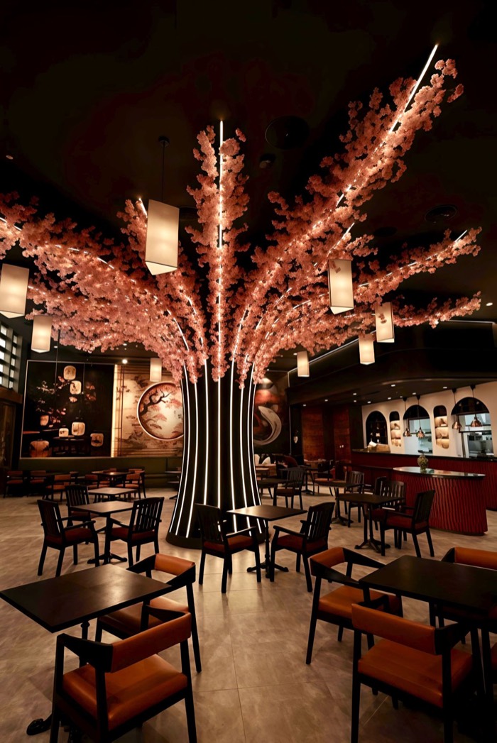 Bespoke restaurant interior fit-out by Visualize Interior